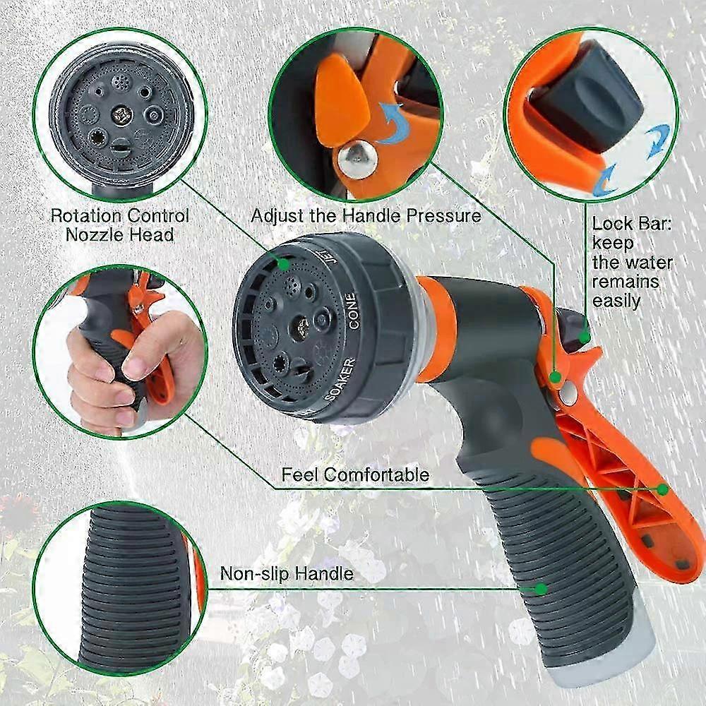 Adjustable 8-Pattern High-Pressure Gun