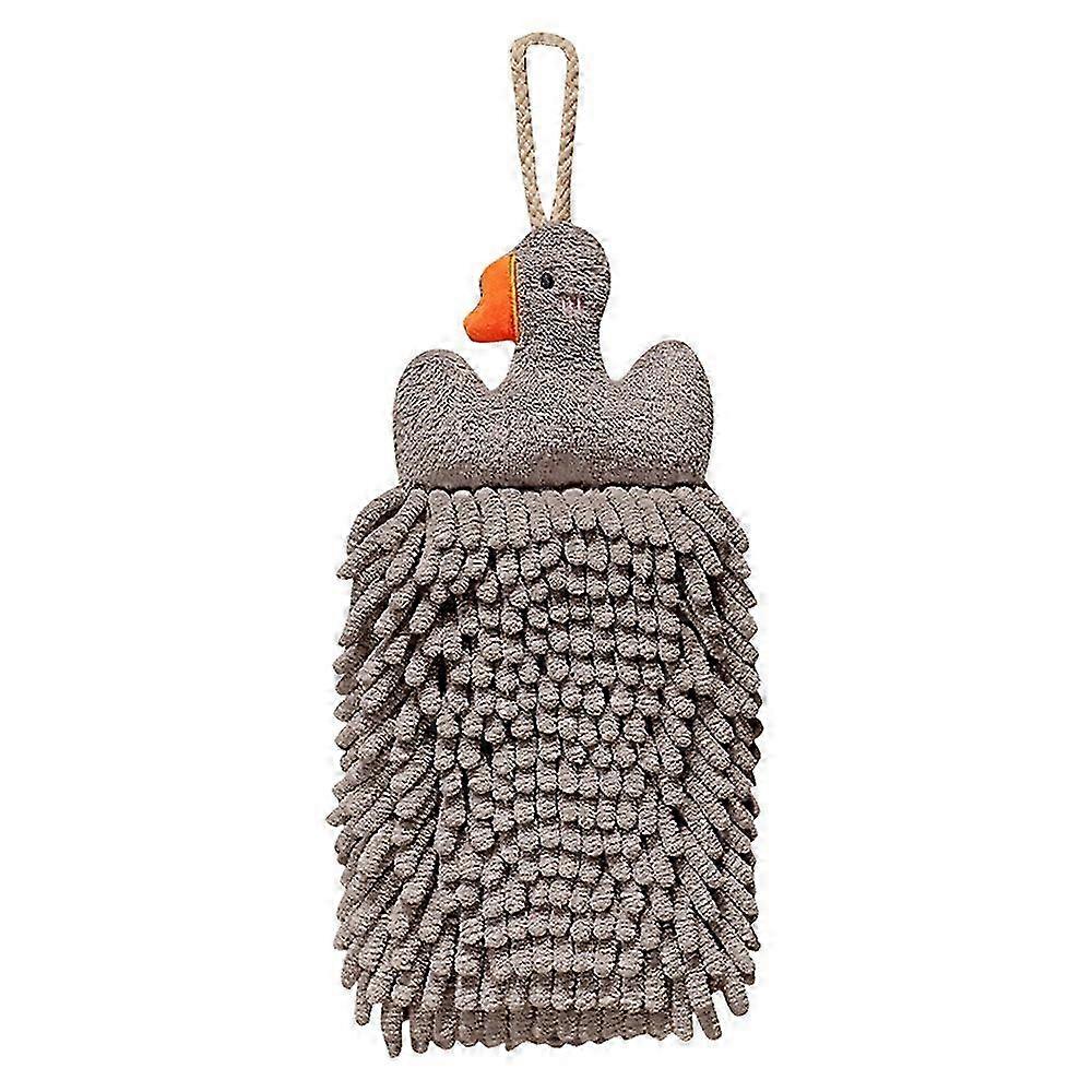 Fuzzy Hanging Towel Pair Quick-Dry Chenille