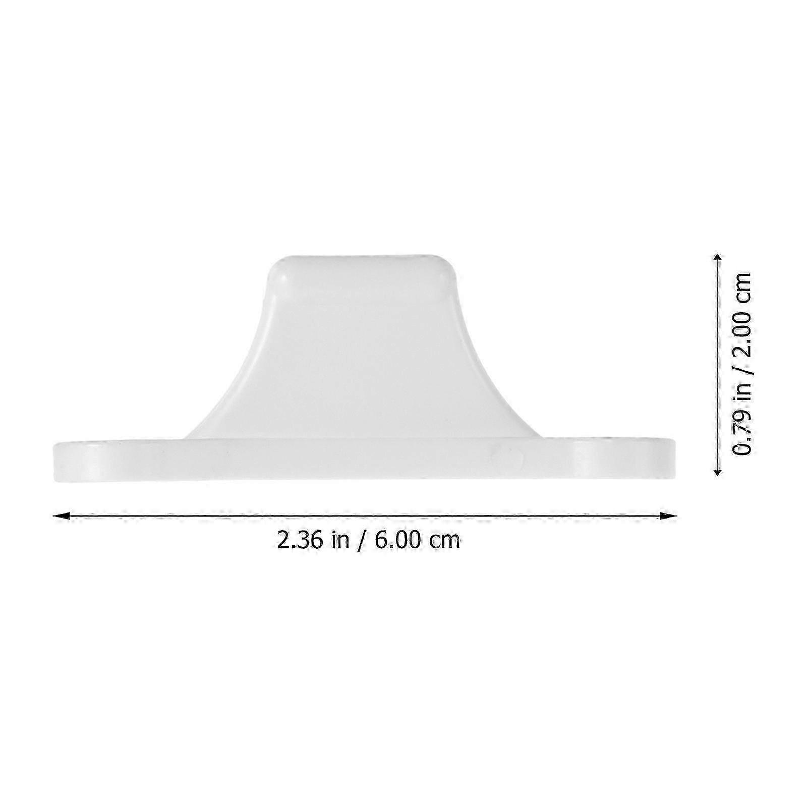 White Nylon T Door Stop 2 Pack