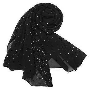 Rhinestone Shawl Wrap for Women Sparkly Black Formal Dress Cover Up