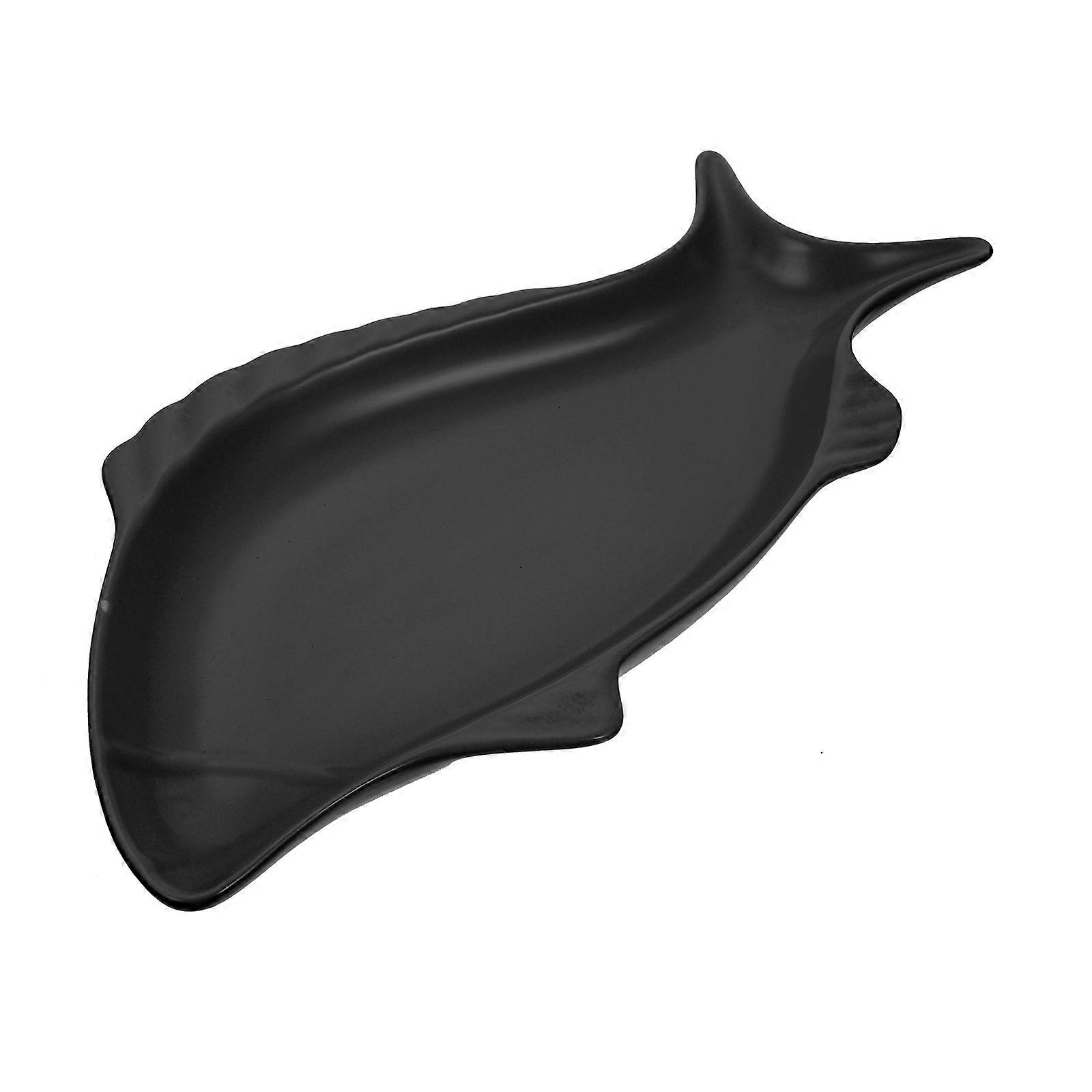 Ceramic Fish Shape Plate for Multi Functional Food Serving Plate