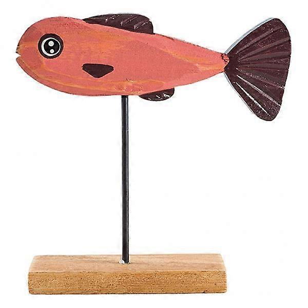 3X Fish Ornament Fish Shape Table Decor for Desktop Cafe