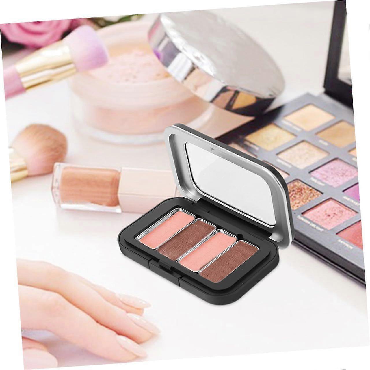 Magnetic Eyeshadow Makeup Storage Tray, 2Pcs Refillable Plastic Iron