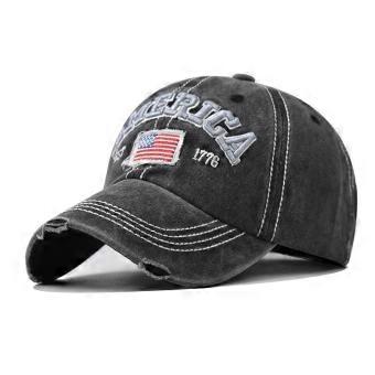 Men's Summer Baseball Cap American Flag Embroidered Fashion Sun Hat Snapback Men Women Hip Hop Cotton Outdoor Casual Caps