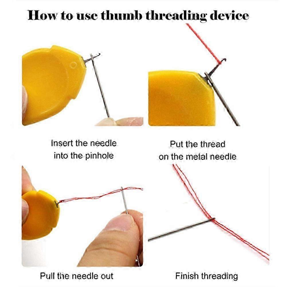 10PCS Needle Threader Quick Hand Sewing Or Machine Craft Tools 5 colours