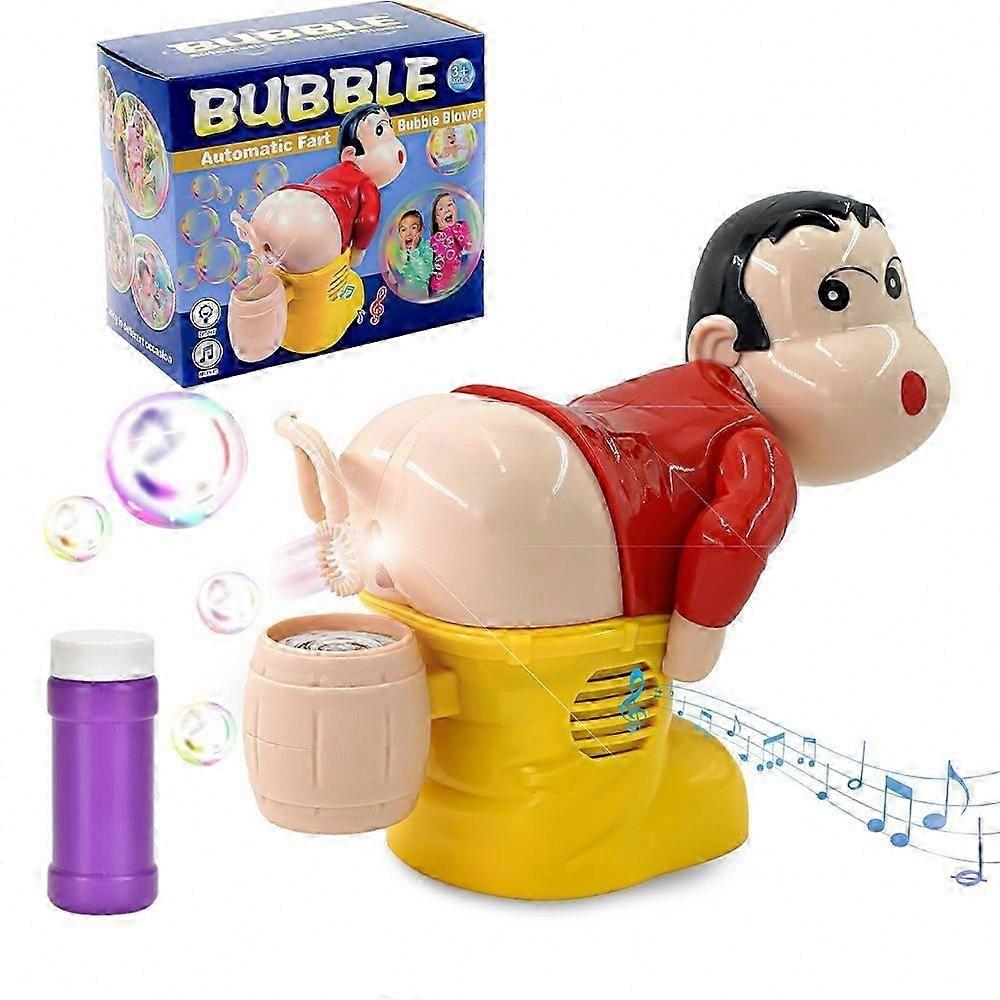 Children's Automatic Bubble Machine with Built-in Lights and Music,26S