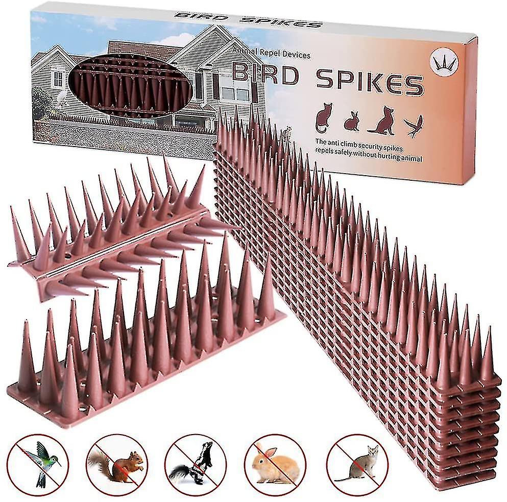 12pcs αντι λουρίδες καρφιών πουλιών για τις ακίδες ελέγχου πουλιών κεραμάτων στεγών φρακτών