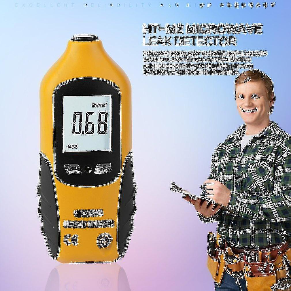 Ht-m2 High Precision Digital Lcd Display Microwave Leak Detector 0-9.99mw/cm2