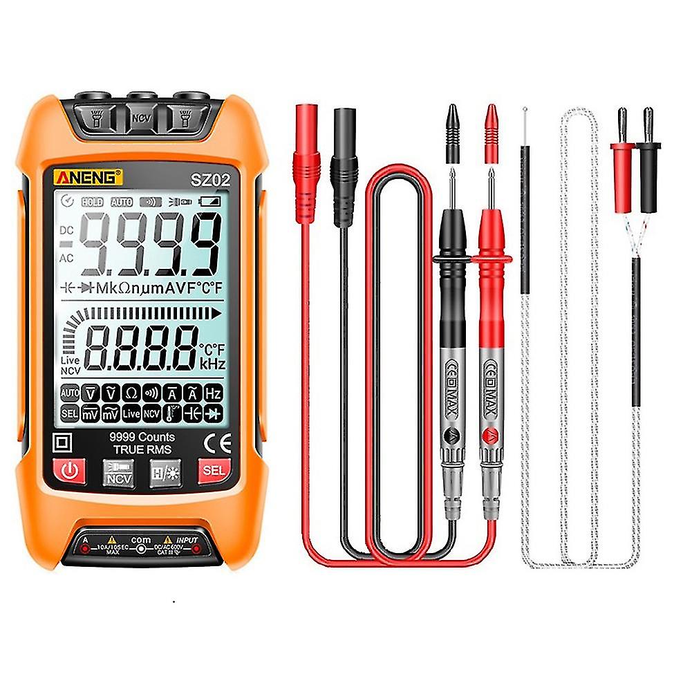 Smart Digital Multimeter True Auto Electrical Capacitance Meter Ac Dc Voltage Resistance Transisto