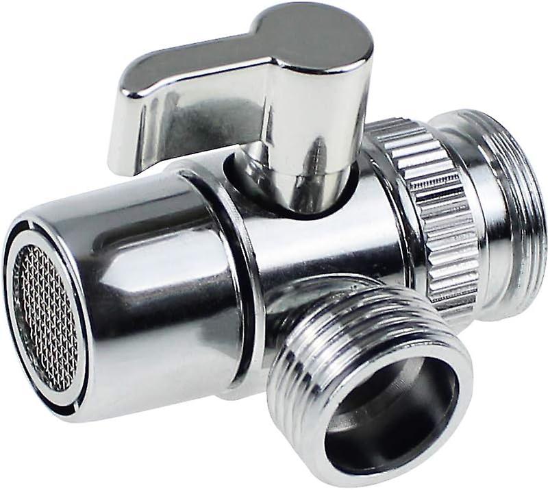 3 Way Valve with Washer Solid Brass M22 Connector Shower System Replacement Part Used in Bathrooms and Kitchens