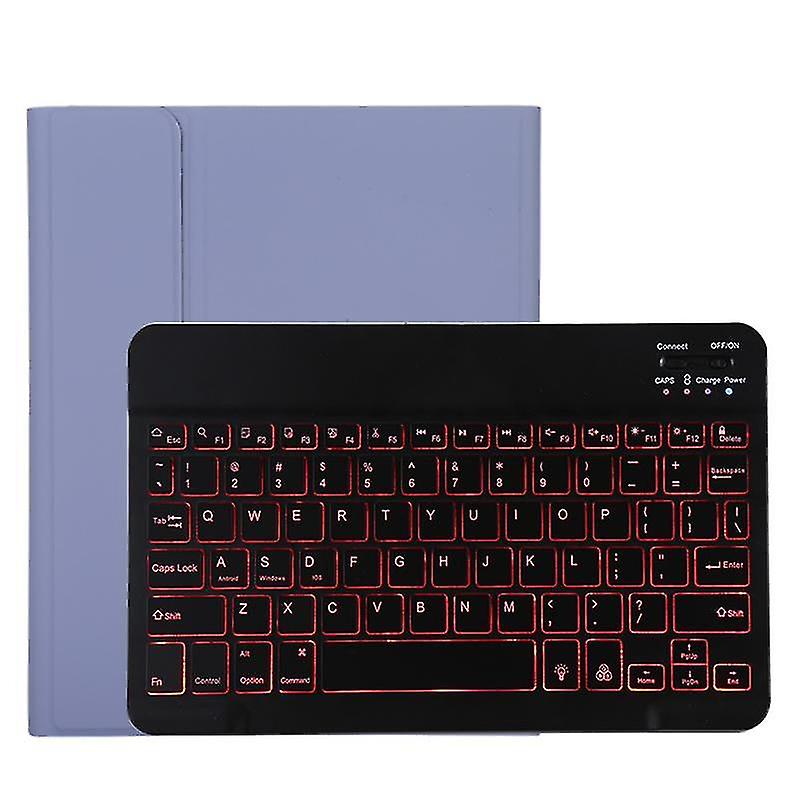 Tg11bs لوحة مفاتيح بلوتوث سوداء قابلة للفصل + حافظة تابلت جلد من الألياف الدقيقة لآيباد برو 11 بوصة (2020) ، مع إضاءة خلفية وفتحة قلم وحامل (أسود)