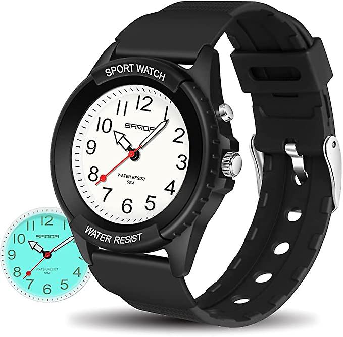 Heytea Femmes Imperméable à l’eau Infirmière Montre Analogique Montres Led Rétro-éclairage Simple Mo