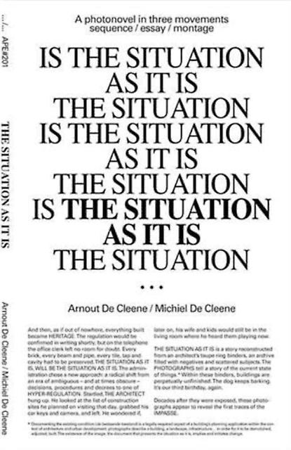 The Situation As It Is by Michiel De Cleene Paperback