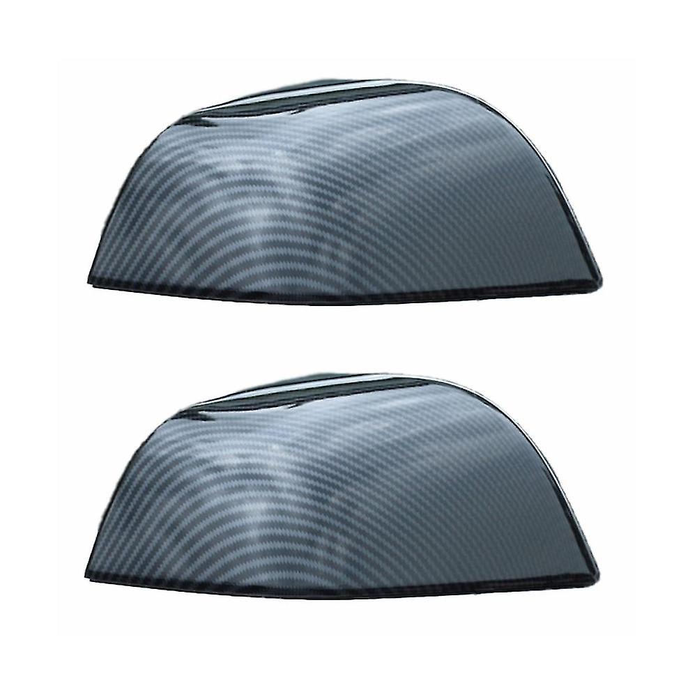 For Model3/y Rearview Mirror Protection Case Dimensional Accessory Decorative Bright Carbon Fiber