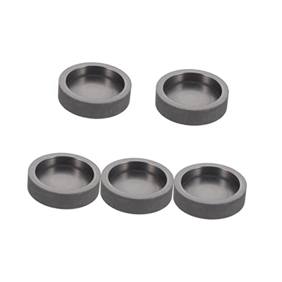 5pcs Graphite Tank Circle Stencils Ingot Molds For Casting Metal Graphite Ingot Mold Small Graphite