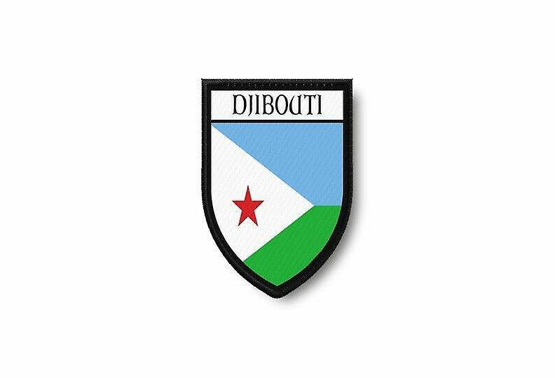 Patch Ecusson Termocollant Bord Brode Flag Prints Djibouti