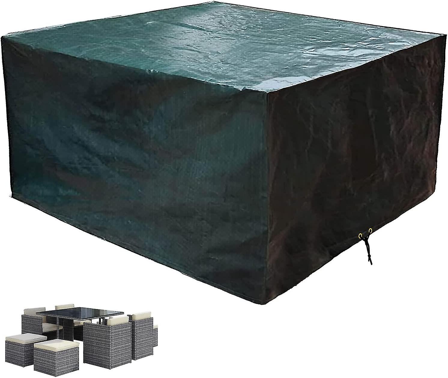 Outdoor Furniture Set Cover, Waterproof,windproof, Anti-uv, Rectangular,garden Table Covers For Pati