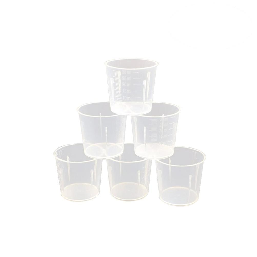 50 Pcs Liquid Measuring Cup Measuring Beaker Measuring Cup Graduated Cup Liquid Container Graduations Plastic Cup