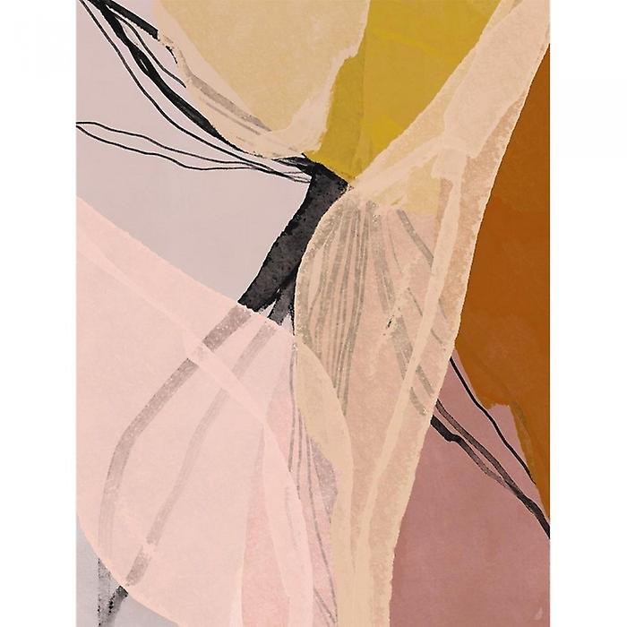 Gemma Bardot Floral Layers Abstract Paper Print