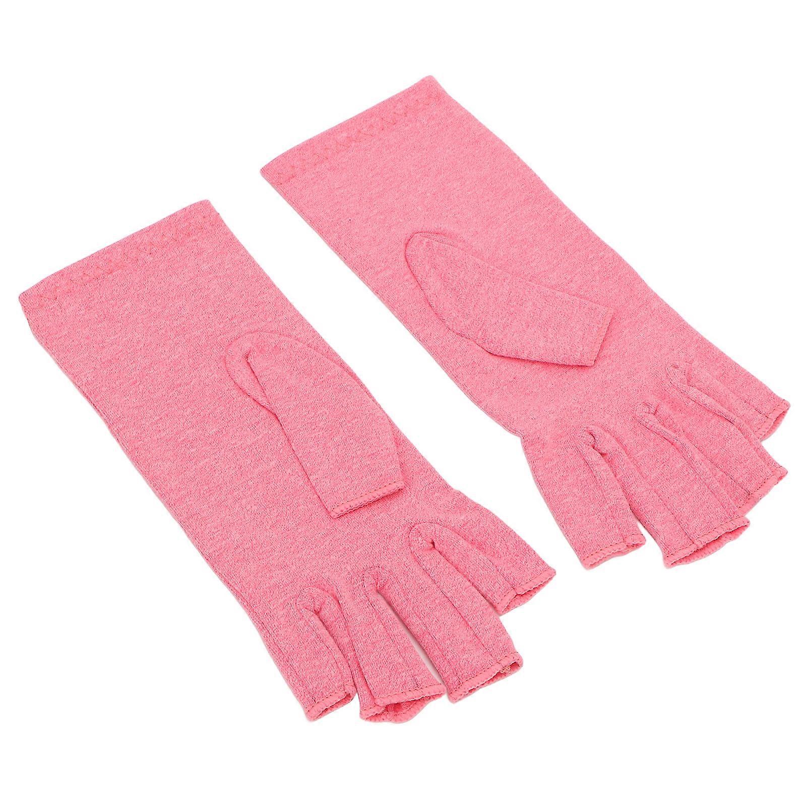 Arthritis Compression Gloves Rheumatoid Carpal Tunnel Soreness Relief Fingerless Gloves for Computer Typing S 