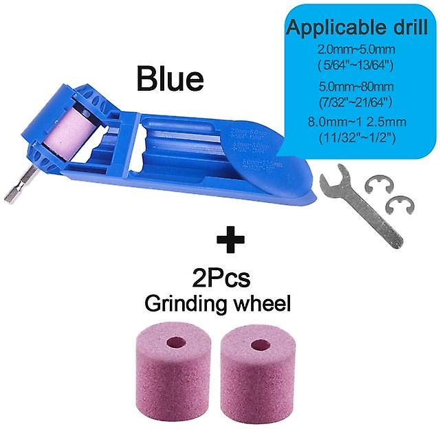 3pcs 2.0 12.5mm Portable Drill Bit Sharpener Corundum Grinding Wheel Bit Power Tools Twist Drill Bit