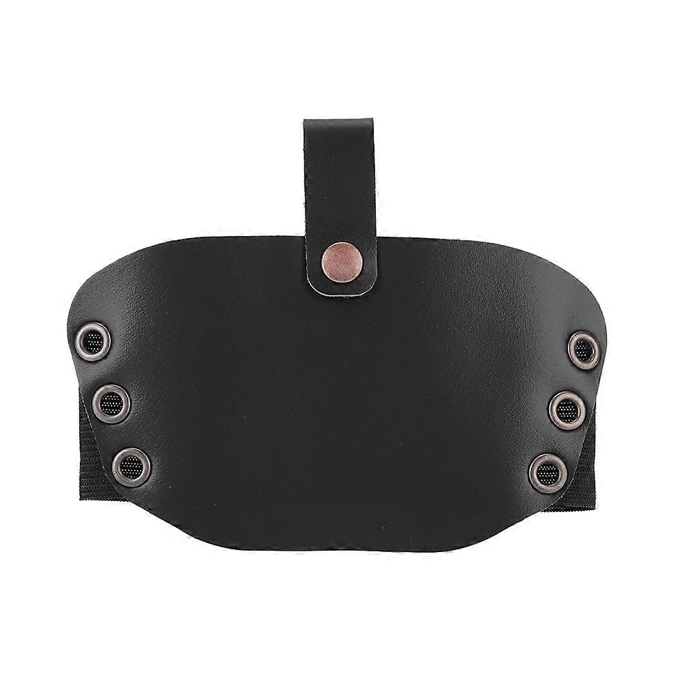 PU Material Motorcycle Shift Guard - High Quality Shoe Protector Cover (Black)