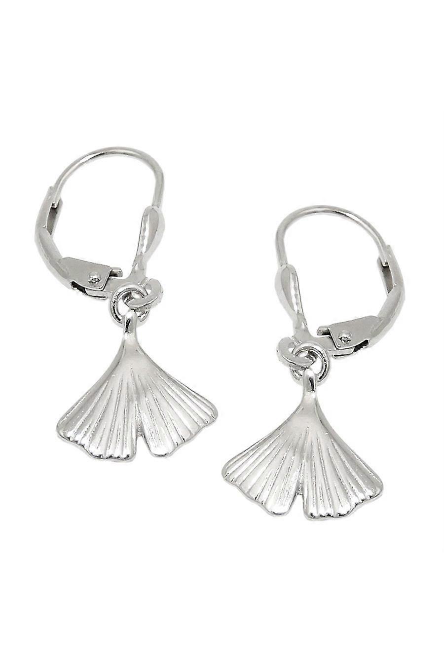 Leverback Earrings Ginkgo Silver 925 - Gl93602