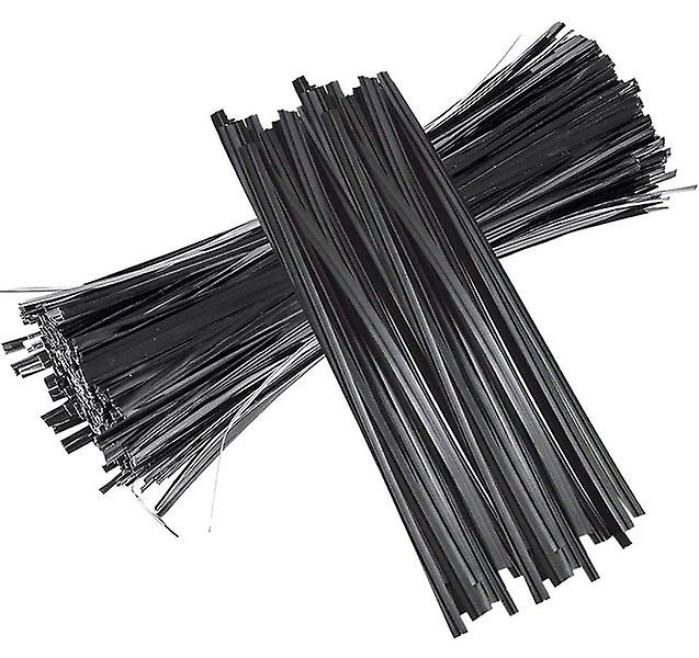 Hs UV Protected (800 Pack) 6 Inch Self-Locking Black Plastic Zip Ties