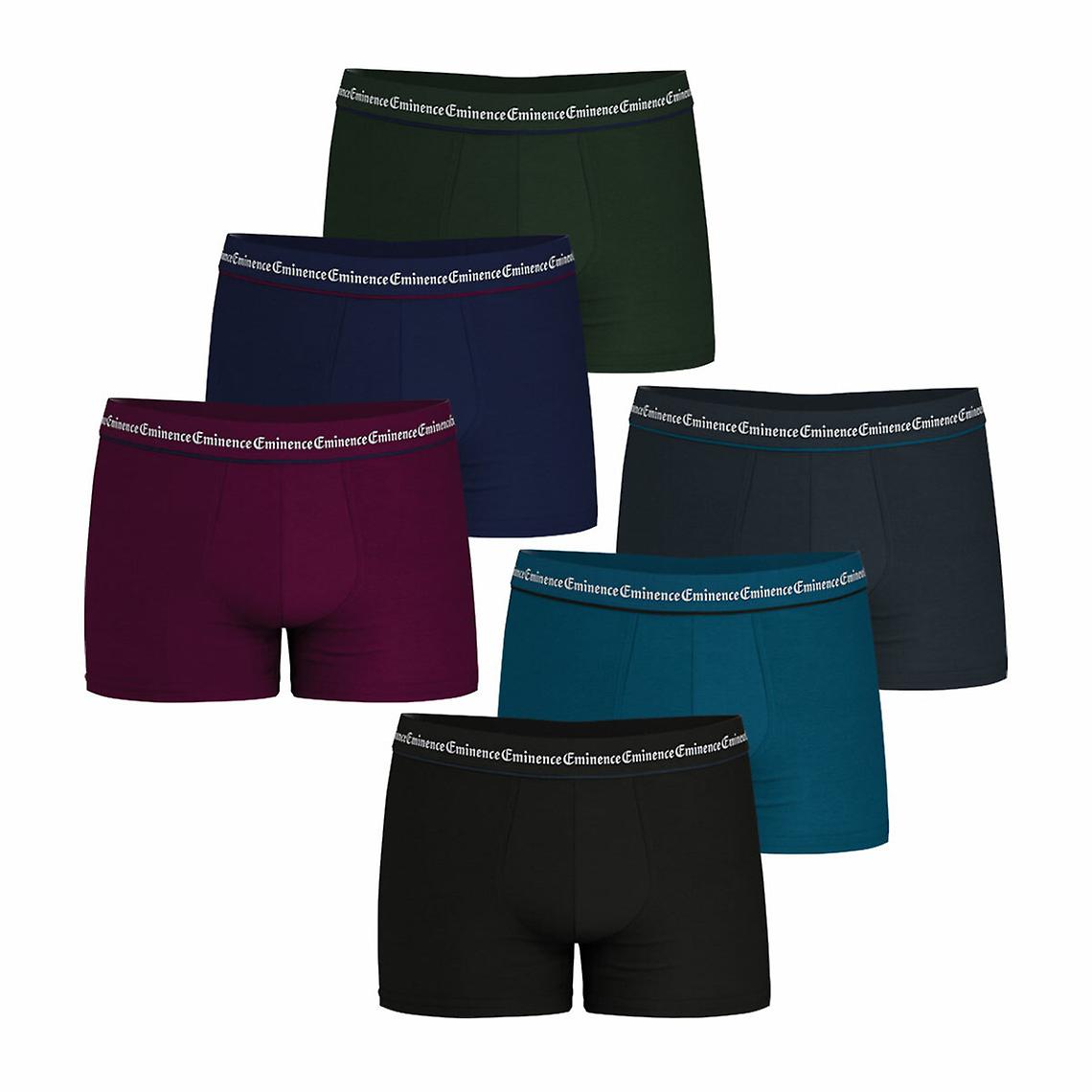 6-pack herrboxershorts i röd bomull