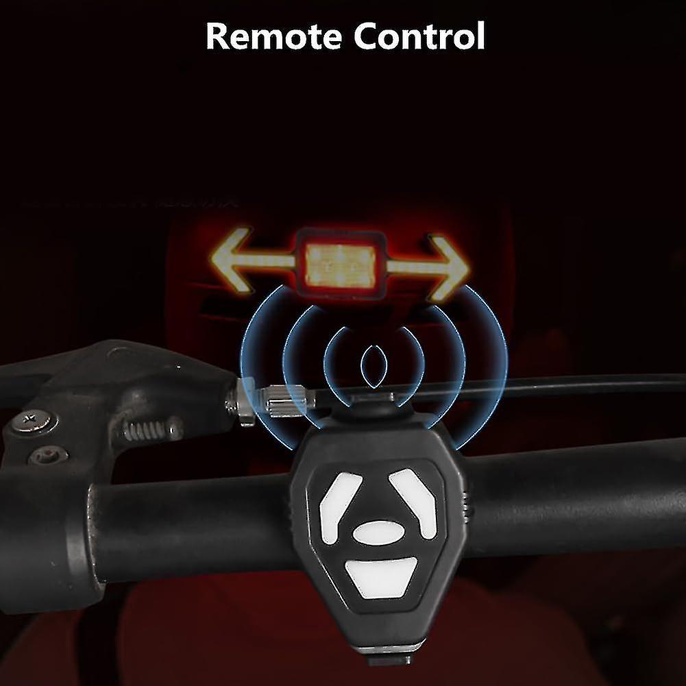 OEMG Feux Arrière Télécommande Sans Fil De Bicyclette, Feux De Freinage, Clignotants, Alarmes