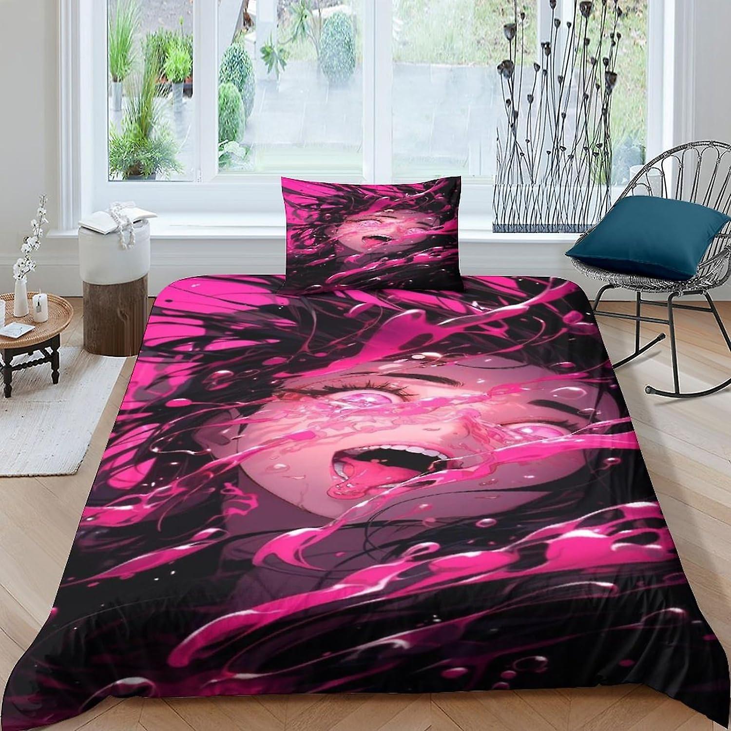 ARIJORJA cartoon Poszwa na kołdrę komiksy Motyw Poszewka na kołdrę Komiksy 3D Wzór Zestaw pościeli dla dzieci Prezent, Poszewka na kołdrę Ultra Soft Room Decor Pościel