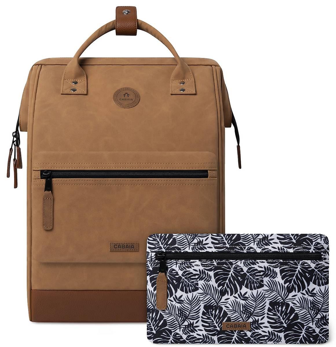 Cabaia Adventurer Vegan Nubuck Large Backpack - Moscou Brown