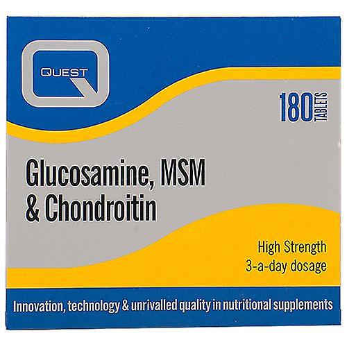 Quest Glucosamine, MSM & Chondroitin - Twin Pack - 2 x 90 Tablets