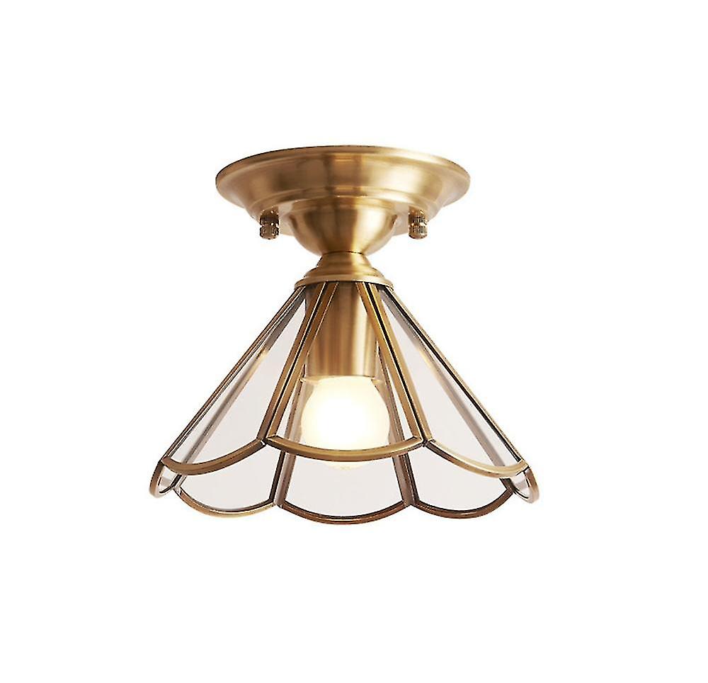 19Cm Copper Ceiling Lamp 220v E27 Without Bulb