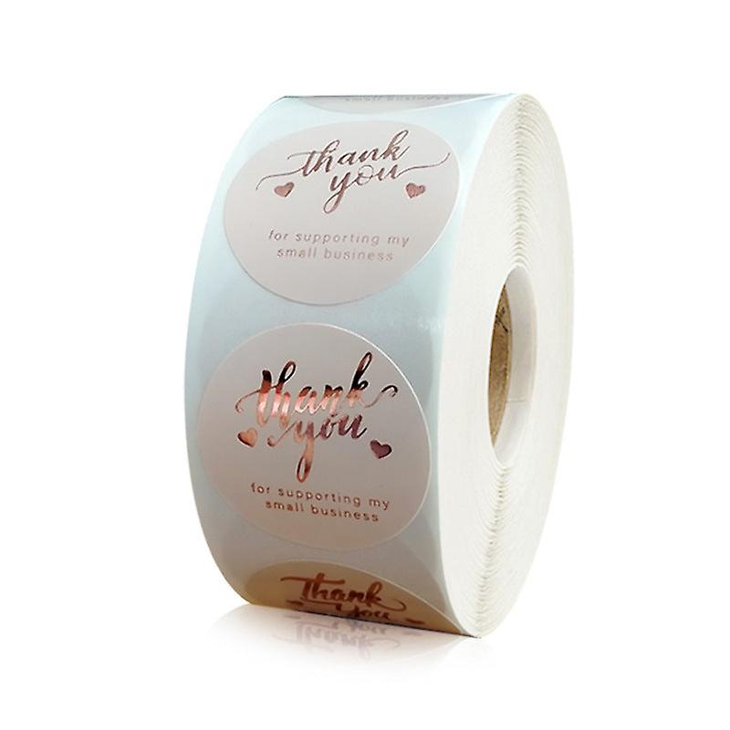 2X 500pcs Baking Envelope Gift Wedding Sealing Paste Bronzing Label Pack Thank You Stickers