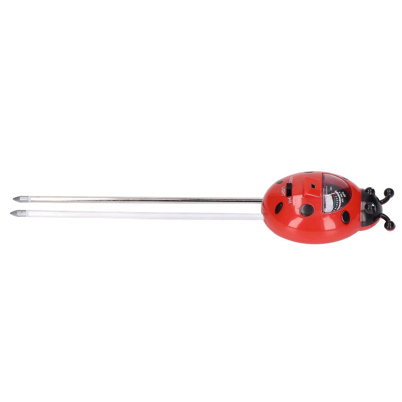 Moisture Meter 3 Calibration Tables Ladybug Shape Simple Operation Multifunction PH Tester