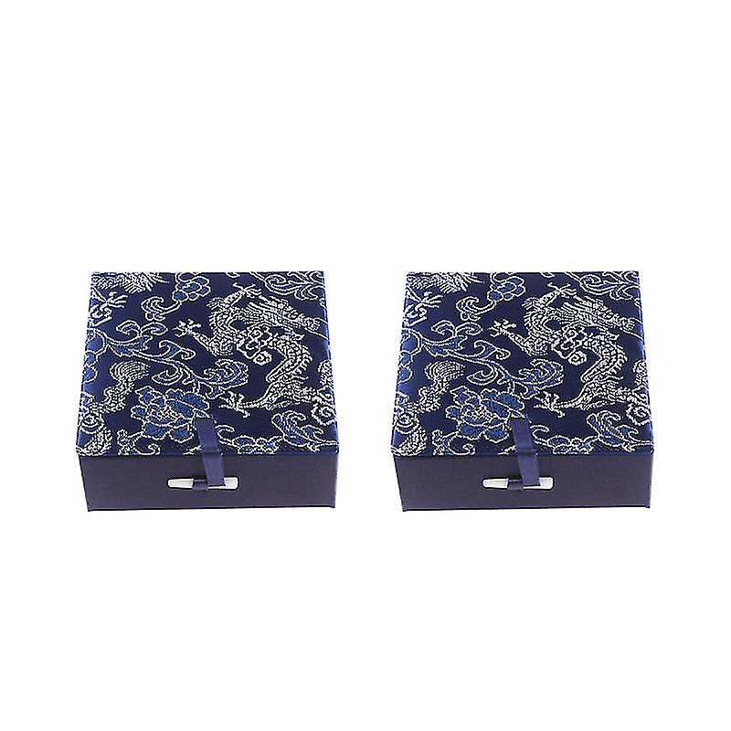 2pcs Square Jewelry Gift Box
