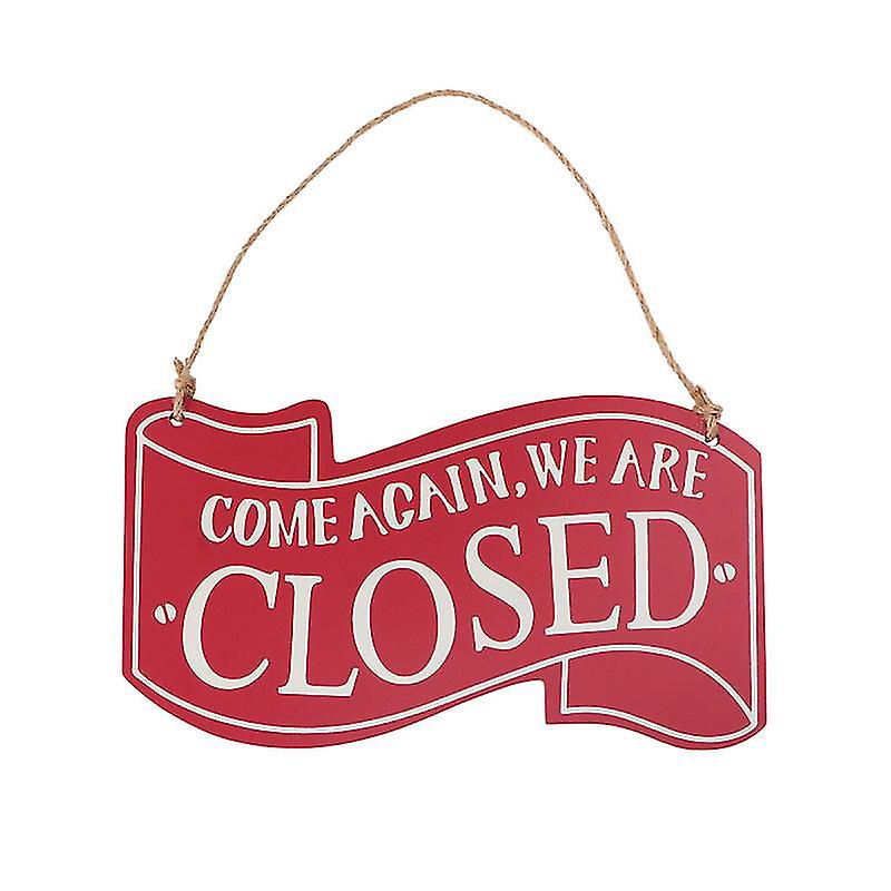 Density Board + Hemp Rope Door Sign For Decoration