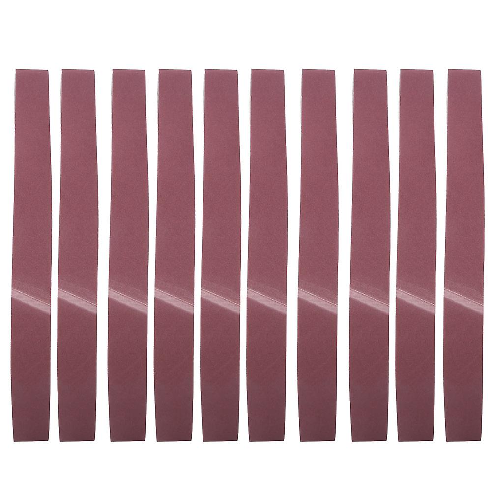 10 PCS Abrasive Sanding Belt, Circular Grinding Belt 1220x50mm Aluminum Oxide GXK51-B for Knife Sharpening and Metalworking(120#) K1DVD