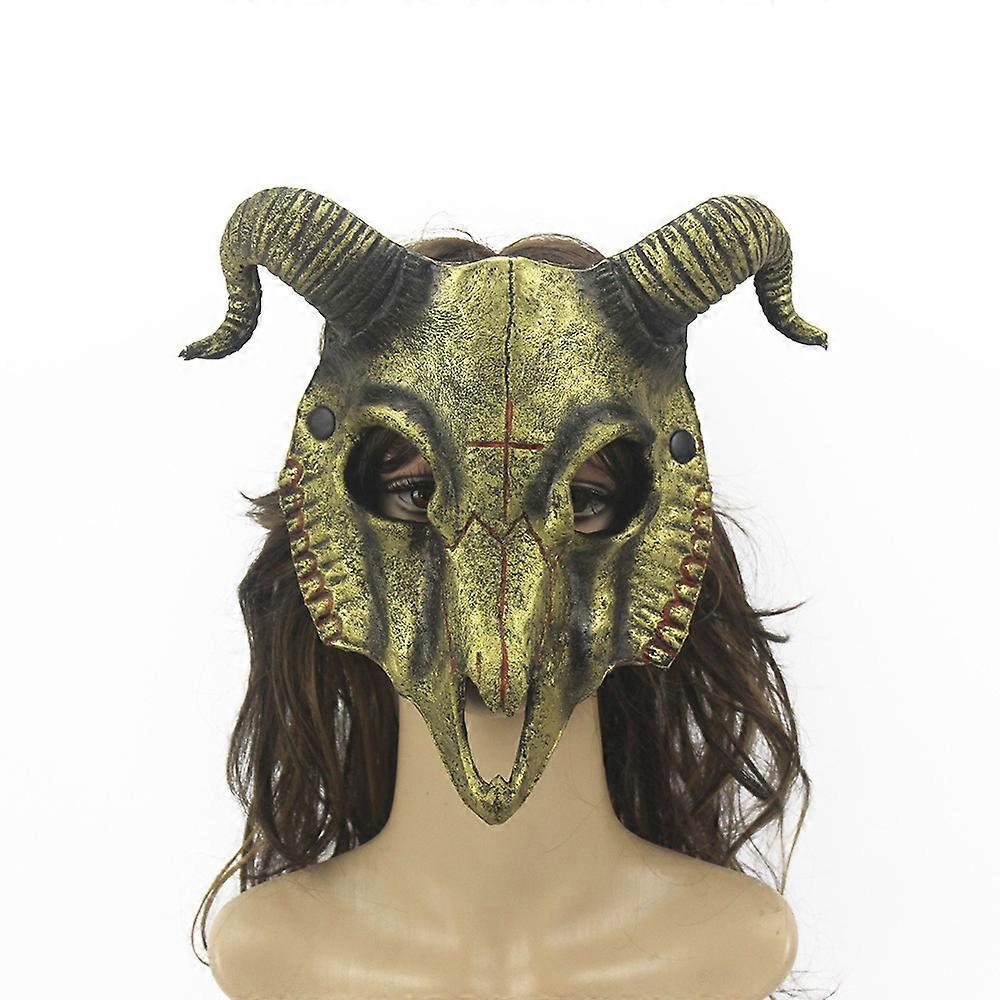 Halloween Cosplay Dressing 3d Sheep Skull Mask