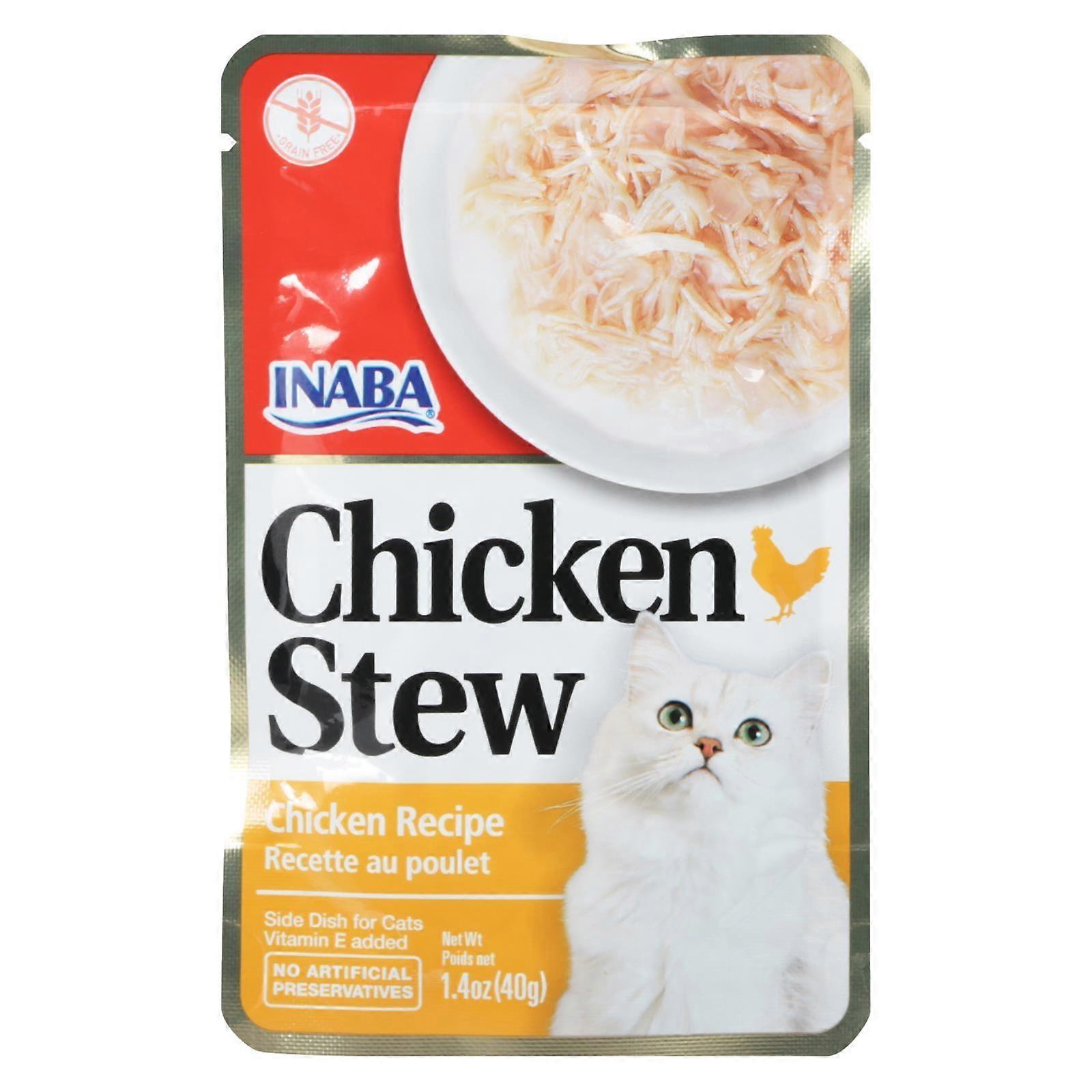 Inaba - Comida de Gato Frango Ensopado - Caixa de 8-1.4 Oz