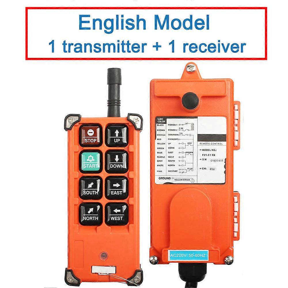 F21-E1B Commutateurs de télécommande industriels de qualité supérieure AC220V 380V 110V DC 12V 24V 36V Contrôle de grue de levage Ascenseur de grue