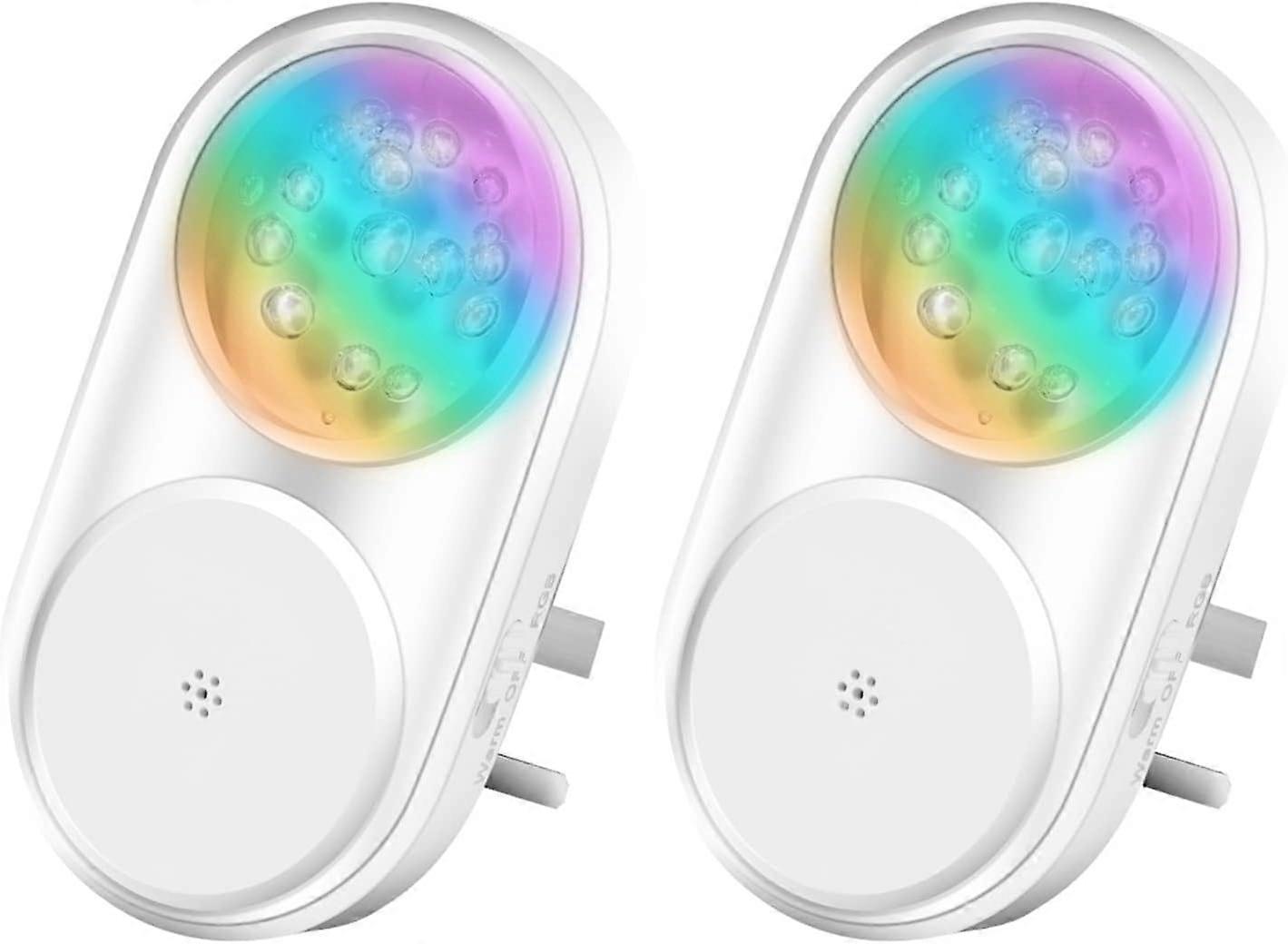 2Pcs Ambient Light Illumination Attractive Mini LED Colorful Ambient Lamp