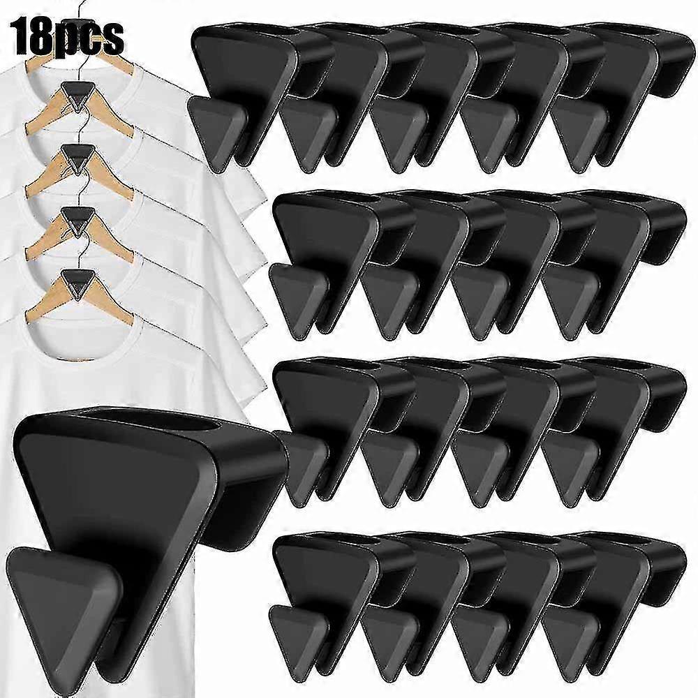 18pcs Space Save Multi-function Hanger Connecting Hooks Closet Hanger Hooks