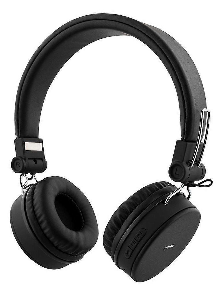 STREETZ Foldbart On-Ear Bluetooth Headset, 3.5mm - Sort