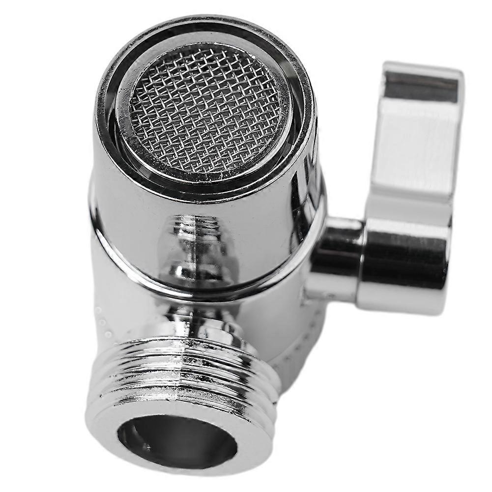 New Home Improvement Faucet Diverter Faucet Adapter Three-way Chrome M22 X M24 Plastic Water Tap Connector