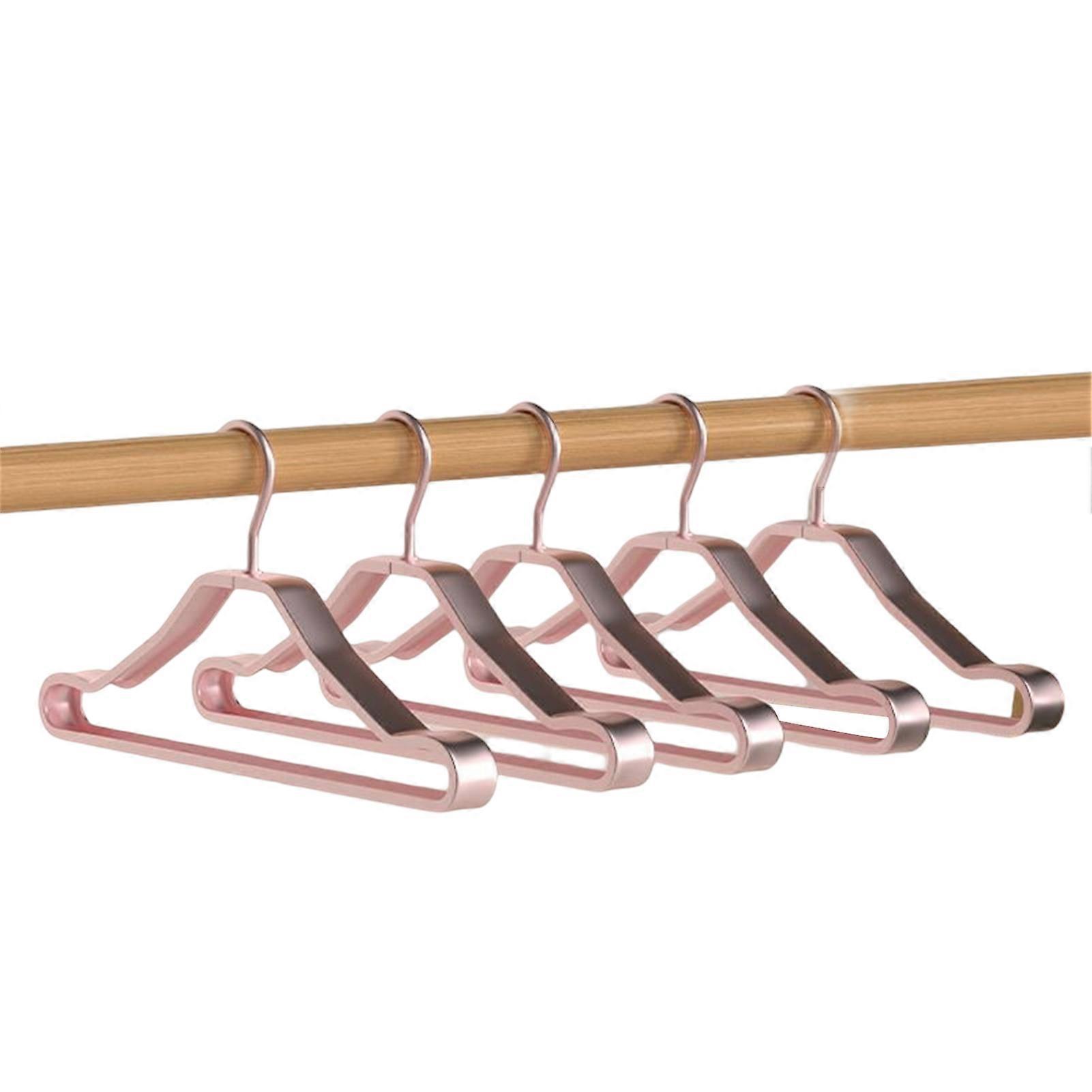 5pcs Aluminum Clothes Hanger Non-Slip Drying No Trace Hanging Hanger for Home