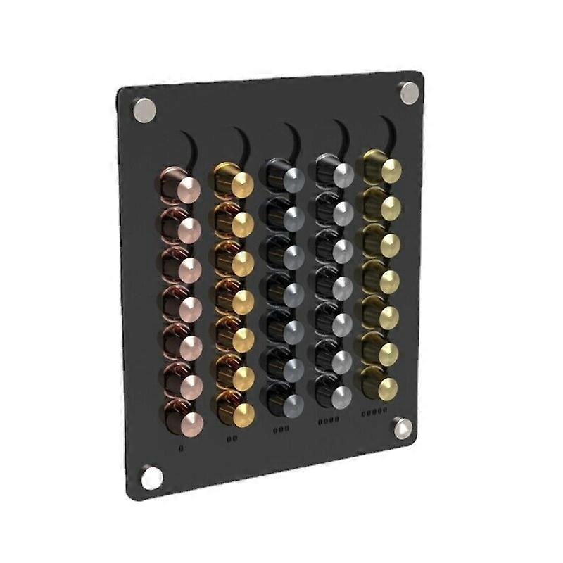 Coffee Capsule Storage Display Rack Wall-Mounted Transparent Acrylic Coffee Capsule Holder