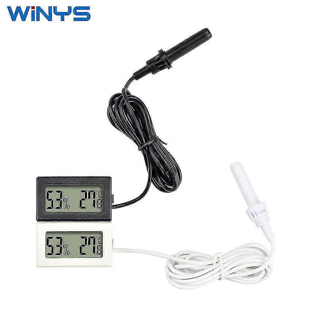 2pcs Built-in Electronic Temperature And Humidity Meter Digital Temperature And Humidity Meter