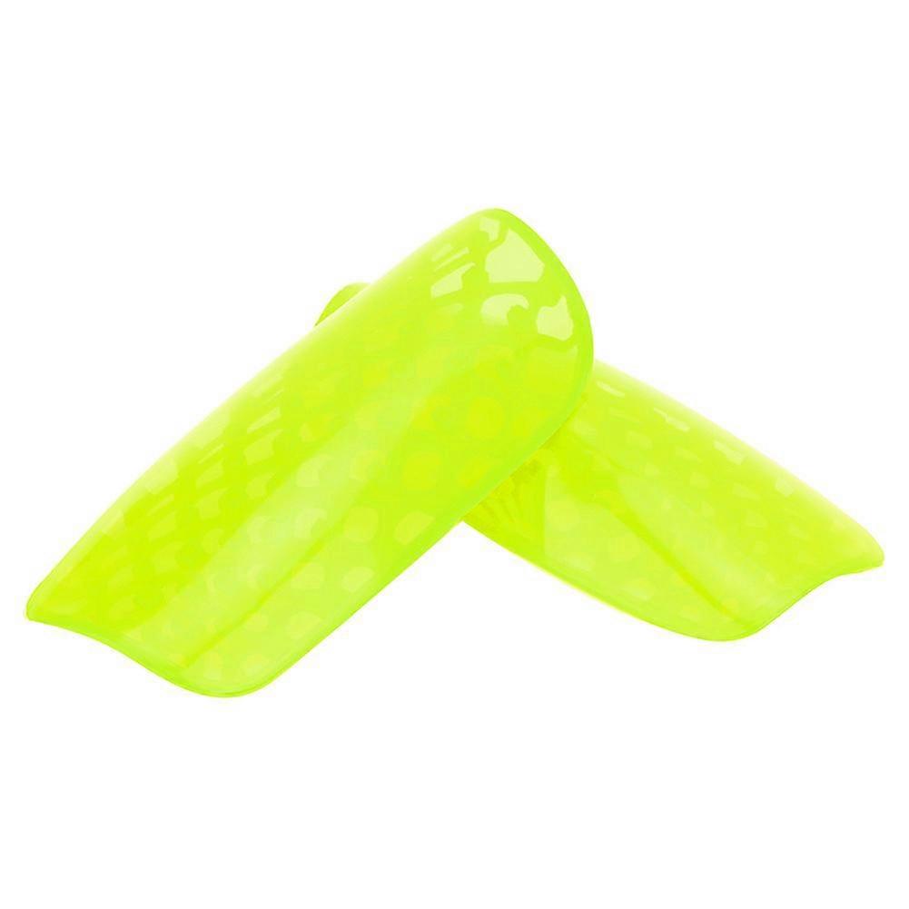 Soccer Shin Guard Pads - Αγώνες Ενηλίκων και Εφήβων και Προστατευτικά Ποδιών Προπόνησης (Fluorescent Green)